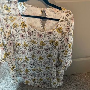 Ann Taylor Loft Floral blouse